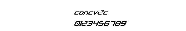 Fuente concv2c.ttf