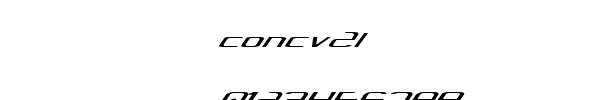 Fuente concv2l.ttf