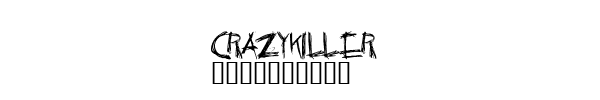 Fuente crazykiller.ttf