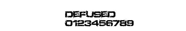 Fuente defused.ttf