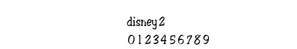 Fuente disney2.TTF