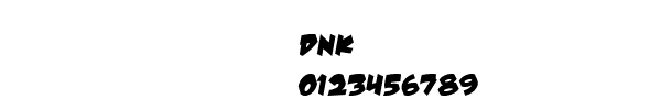 Fuente dnk.ttf