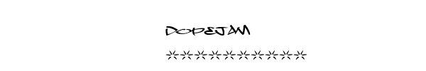 Fuente dopejam.ttf