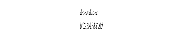 Fuente dreadlox.ttf