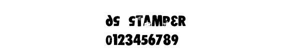 Fuente ds stamper.ttf