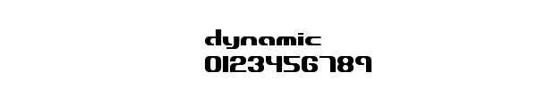 Fuente dynamic.ttf