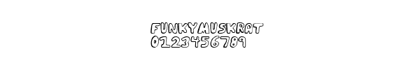 Fuente funkymuskrat.ttf
