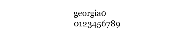 Fuente georgia0.ttf