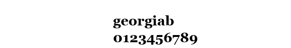 Fuente georgiab.ttf