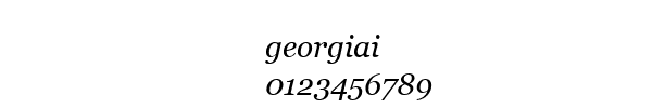 Fuente georgiai.ttf