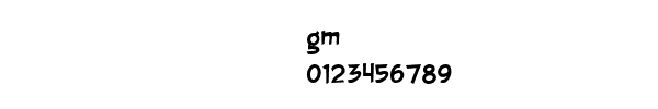 Fuente gm.ttf