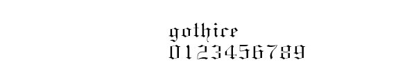 Fuente gothice.ttf