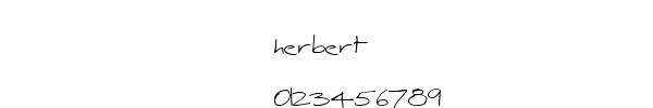 Fuente herbert.ttf