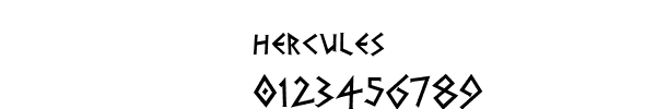 Fuente hercules.TTF