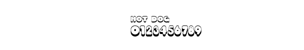 Fuente hot dog.ttf