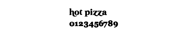 Fuente hot pizza.ttf