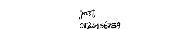 Fuente junist.ttf