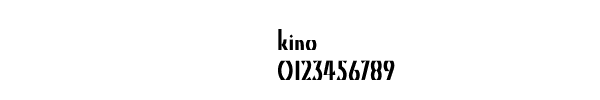 Fuente kino.ttf