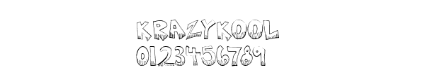 Fuente krazykool.ttf