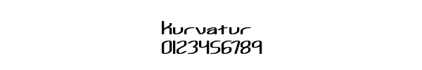 Fuente kurvatur.ttf
