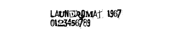 Fuente laundromat_1967.ttf