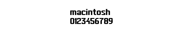 Fuente macintosh.TTF
