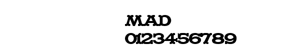 Fuente mad.TTF