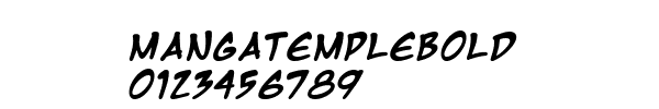 Fuente mangatemplebold.ttf