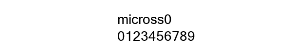Fuente micross0.ttf