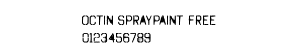 Fuente octin spraypaint free.ttf