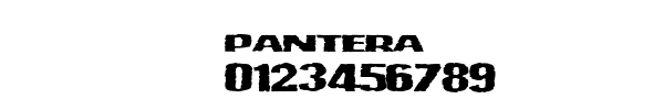 Fuente pantera.TTF