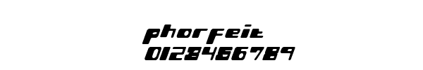 Fuente phorfeit.ttf