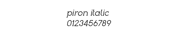 Fuente piron italic.ttf