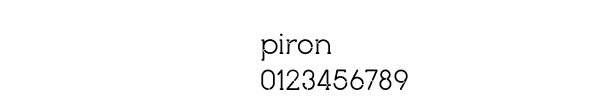 Fuente piron.ttf