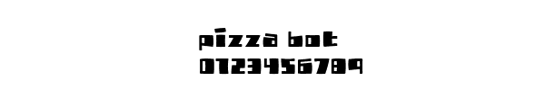Fuente pizza bot.ttf