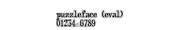 Fuente puzzleface (eval).ttf