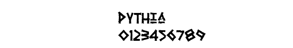 Fuente pythia.ttf