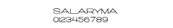 Fuente salaryma.ttf