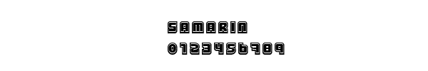 Fuente samarin.ttf