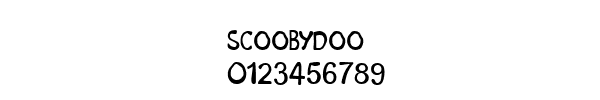 Fuente scoobydoo.ttf