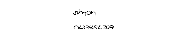 Fuente simon.ttf