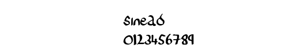 Fuente sinead.ttf