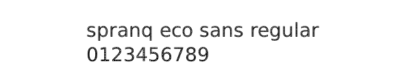Fuente spranq eco sans regular.ttf