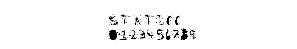 Fuente staticc.ttf