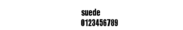 Fuente suede.ttf