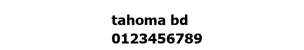 Fuente tahoma bd.ttf