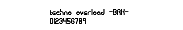 Fuente techno overload -BRK-.ttf