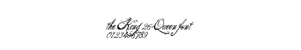 Fuente the King 26 Queen font.ttf