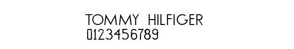 Fuente tommy hilfiger.TTF
