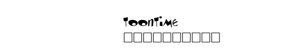 Fuente toontime.ttf